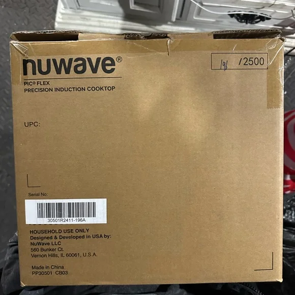 Nuwave PIC Flex Induction Cooktop Black New In Box 30501WR Precision - Picture 11 of 12